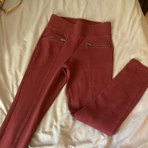 Burgundy kids leggings/pants